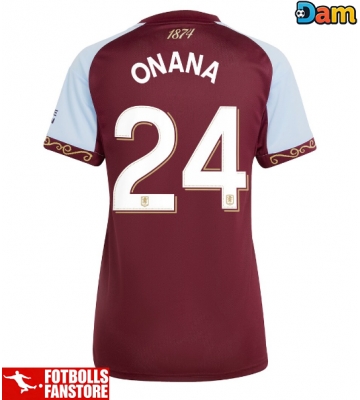 Aston Villa Amadou Onana #24 Hemmatröja Dam 2025-26 Kortärmad